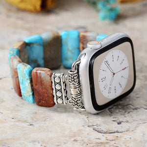 Cinturino per Smart Watch in pietra naturale “Cronometro della Tranquillità”