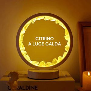 Lampade LED In Pietra Naturale “Bagliore Sacro”