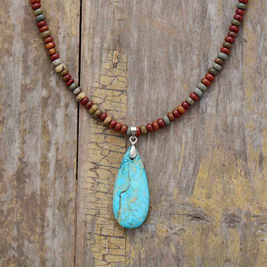 "Amuleto Tribale" Collana Protettiva in Diaspro