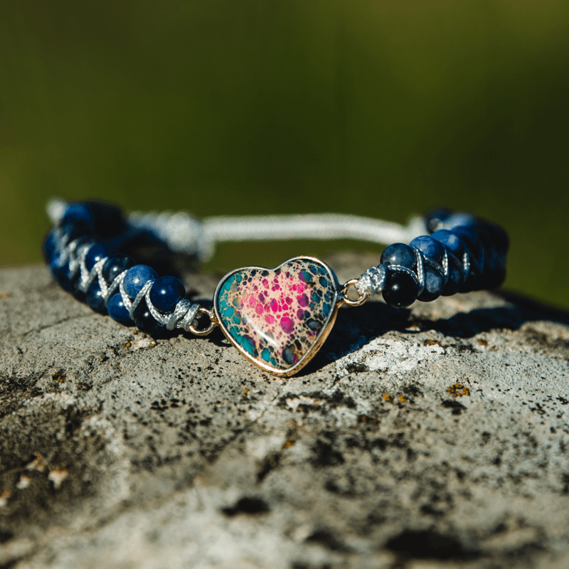 Bracciale Blu "Fervore del Cuore"