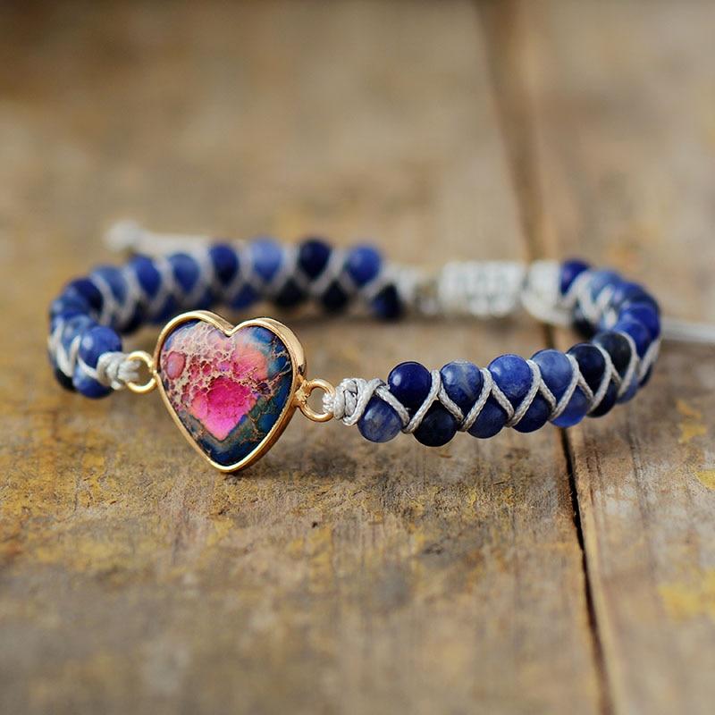 Bracciale Blu "Fervore del Cuore"