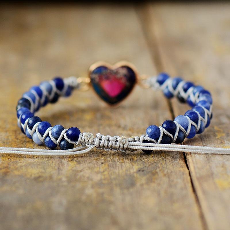 Bracciale Blu "Fervore del Cuore"